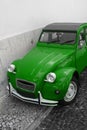 Green car