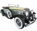 Green Car from 1920's Royalty Free Stock Photo