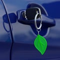 Green car key Royalty Free Stock Photo