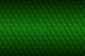 Green carbon fiber hexagon pattern.