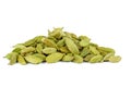 Small pile of green cardamon seeds Royalty Free Stock Photo