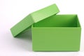 Green cardboard box