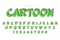 Green Cartoon Bold Retro Colorful Typography Design