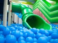 Green caterpillar children playground toy kid Royalty Free Stock Photo