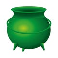 green cauldron saint patrick icon
