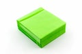 Green CD paper case. Royalty Free Stock Photo