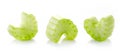 Green celery stick pieces Royalty Free Stock Photo