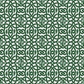 Green celtic pattern