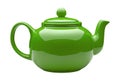 Green Ceramic Teapot