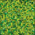 Green ceramic tile mosaic seamless pattern Royalty Free Stock Photo