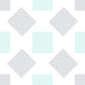 Green Chain Fence icon isolated seamless pattern on white background. Metallic wire mesh pattern. Vector Royalty Free Stock Photo