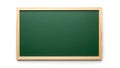 Green chalkboard with wooden frame Royalty Free Stock Photo