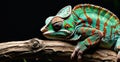 green chameleon Royalty Free Stock Photo