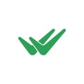 Green check mark read message done