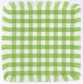 Green checkered fabric