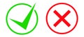 The green checkmark is that chervonii hrest, the icon is so abo ni, the background is on a white background