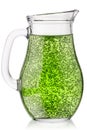 Green Chia fresca water jug, paths