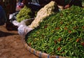 Green chilis Royalty Free Stock Photo