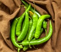 Green chilis Royalty Free Stock Photo