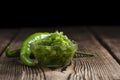 Green Chilis (in olive oil) Royalty Free Stock Photo