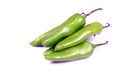 Green chillies Royalty Free Stock Photo