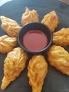 Green Chilly Chicken Momos India