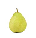 Green Chinese pear fruit isolated on white background, clipping path Royalty Free Stock Photo