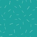 Green Chisel tool for wood icon isolated seamless pattern on green background. Vector Illustration.