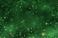 Green Christmas Background Royalty Free Stock Photo