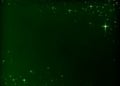 Green Christmas background texture with stars falling from above. Royalty Free Stock Photo