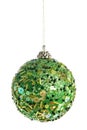 Green christmas ball Royalty Free Stock Photo