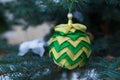 Green Christmas ball