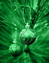 Green Christmas Bulbs