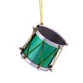 Green Christmas Drum Ornament Royalty Free Stock Photo