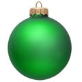 Green christmas ornament . Royalty Free Stock Photo