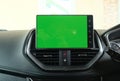 Green chroma key car infotainment