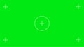 Green chroma key. VFX motion tracking markers