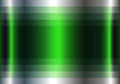 Green chrome metal 3D background, lustrous and shiny metallic design with striped pattern Royalty Free Stock Photo