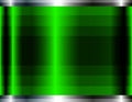 Green chrome metal 3D background, lustrous and shiny metallic design with striped pattern