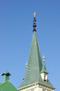 Green Church Spire Royalty Free Stock Photo