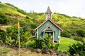 The green church in west Maui, Hawaii