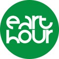 Green circle eart hour emblem
