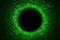 Green circle lightsbackground 08