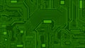 Green Circuit Board Background, Computers, Technology
