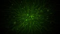 Green circuit board background with intricate tech patterns Royalty Free Stock Photo