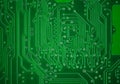Green circuit plate background Royalty Free Stock Photo