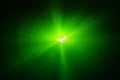 Green circular glow wave. scifi or game background.