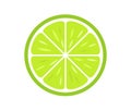 Green lime slice icon Royalty Free Stock Photo
