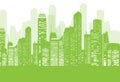 Green City Background Royalty Free Stock Photo