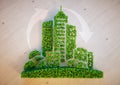 Green city concept Royalty Free Stock Photo